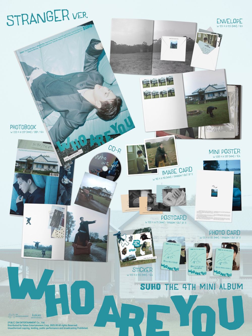 SUHO - 4TH MINI ALBUM [Who Are You] (Stranger Ver.)