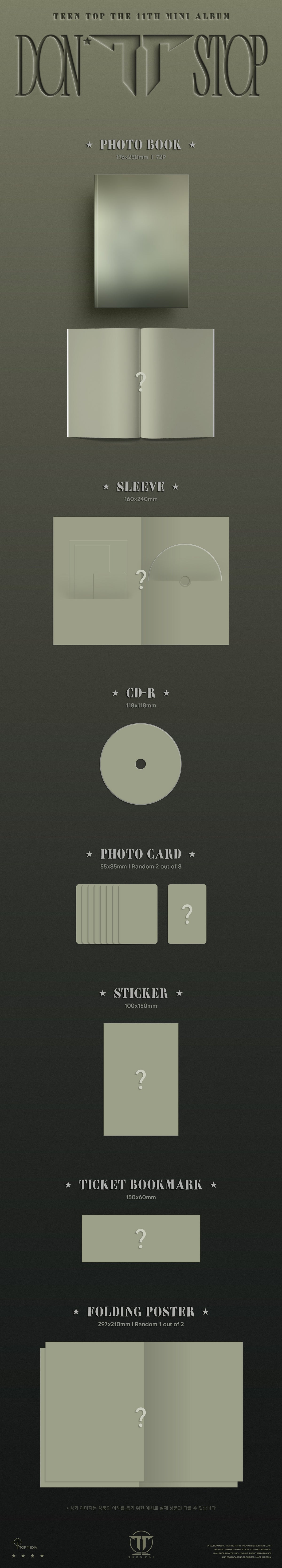 ⏰TEEN TOP - 11th EP [DON’T STOP]