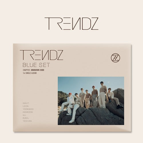 🚗TRENDZ - 1ST SINGLE ALBUM [BLUE SET Chapter. UNKNOWN CODE]