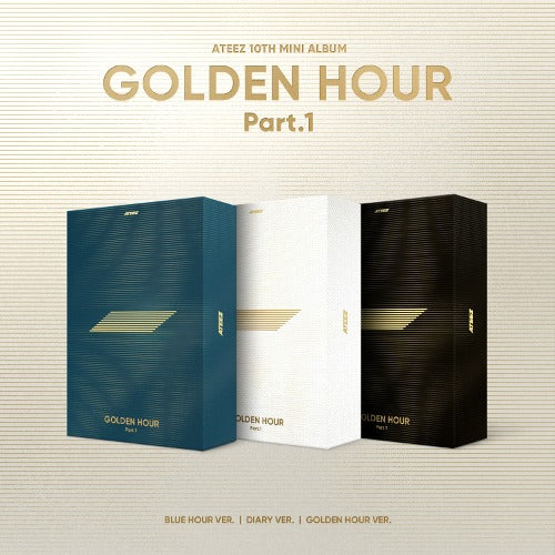 🚗ATEEZ - [GOLDEN HOUR : Part.1] (BLUE HOUR VER. / DIARY VER. / GOLDEN HOUR VER.)random