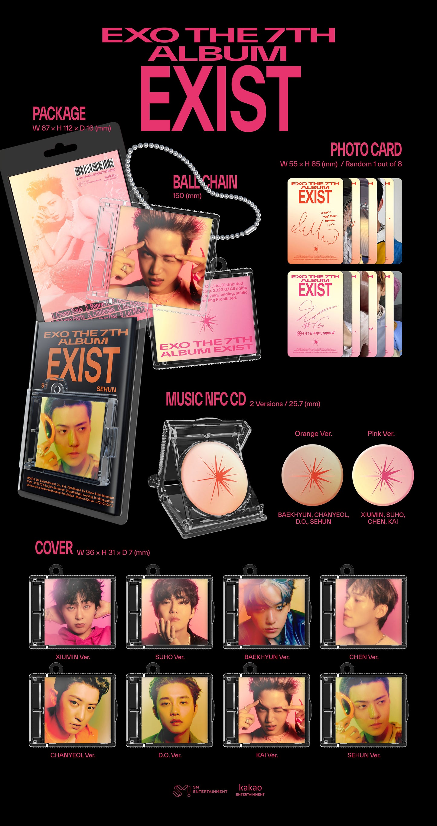 EXO - THE 7TH ALBUM [EXIST] (SMini Ver.)3