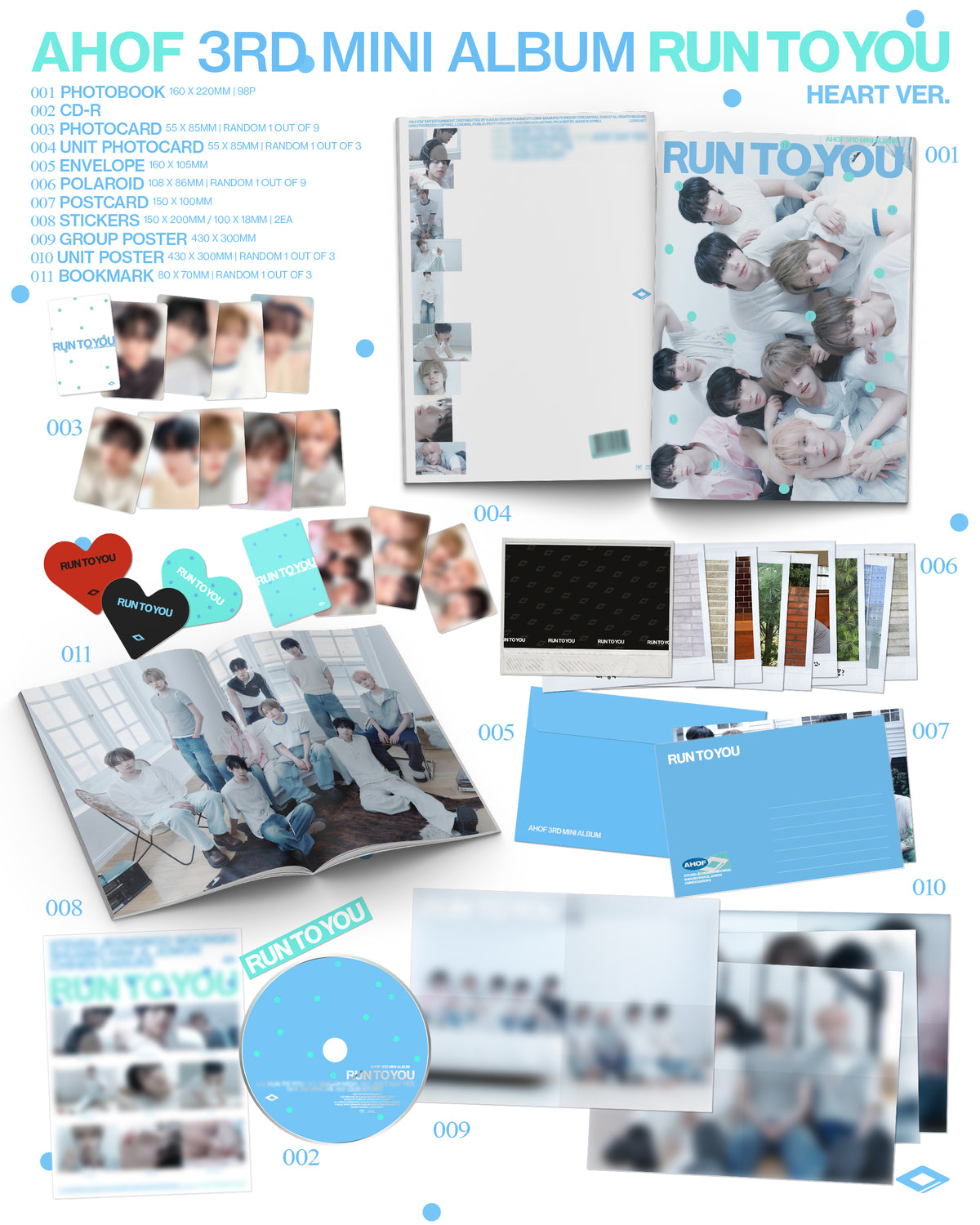 AHOF - 3RD MINI ALBUMF&F Entertainment [RUN TO YOU] (PHOTOBOOK Ver.)
