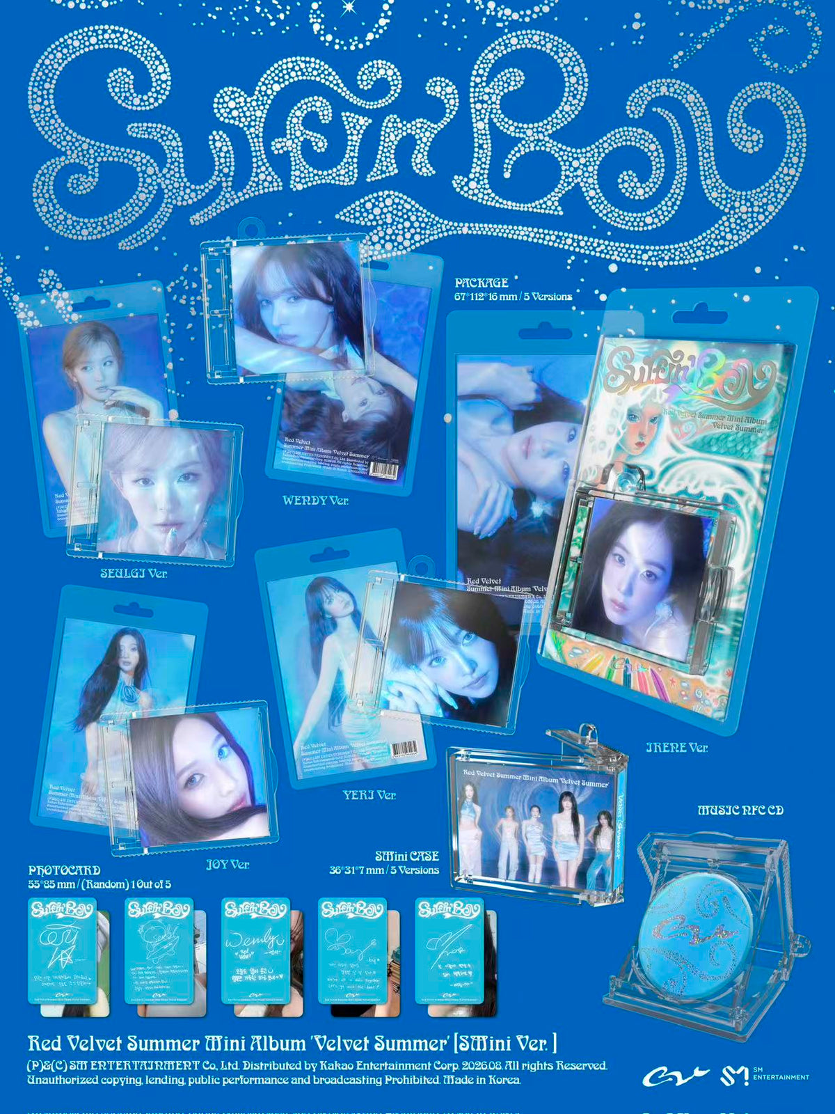 Red Velvet - Summer Mini Album [Velvet Summer] (SMini Ver.)