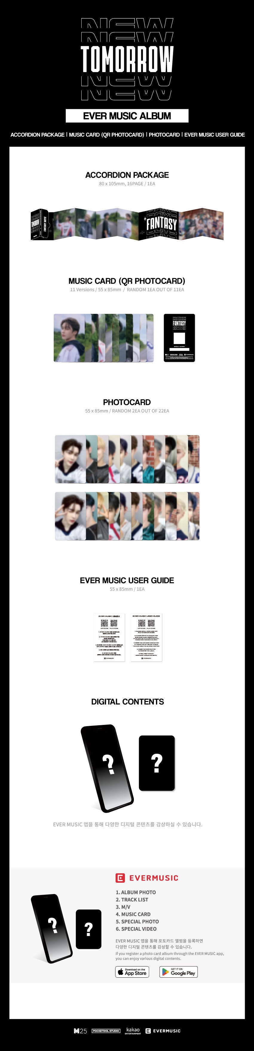 🚗FANTASY BOYS - 1ST MINI ALBUM[NEW TOMORROW](EVER VER.)