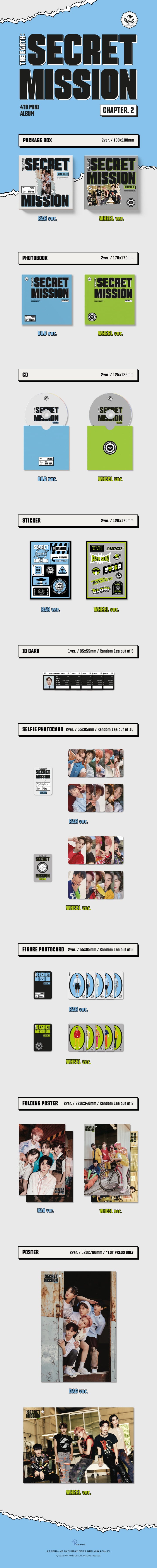 🚗MCND - 4TH MINI ALBUM [THE EARTH : SECRET MISSION Chapter.2]