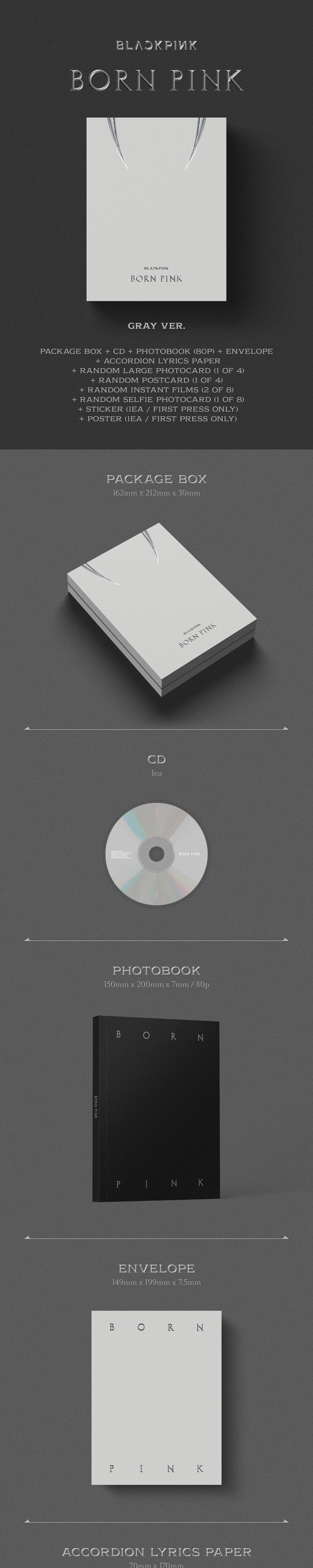 BLACKPINK - 2nd ALBUM [BORN PINK] (BOX SET ver.)random