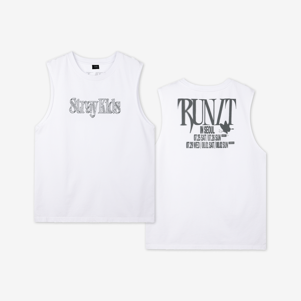 ⏰Stray Kids - 2026 World Tour [RUN IT] MD - SLEEVELESS TOP