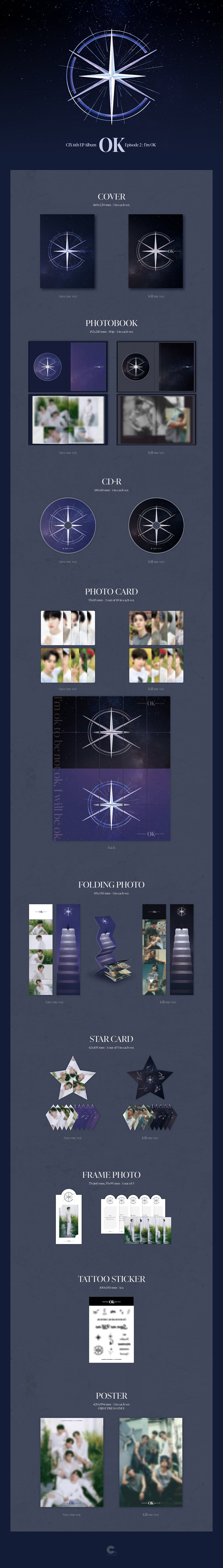 🚗CIX - 6TH EP ALBUM ['OK' Episode 2 I'm OK]random