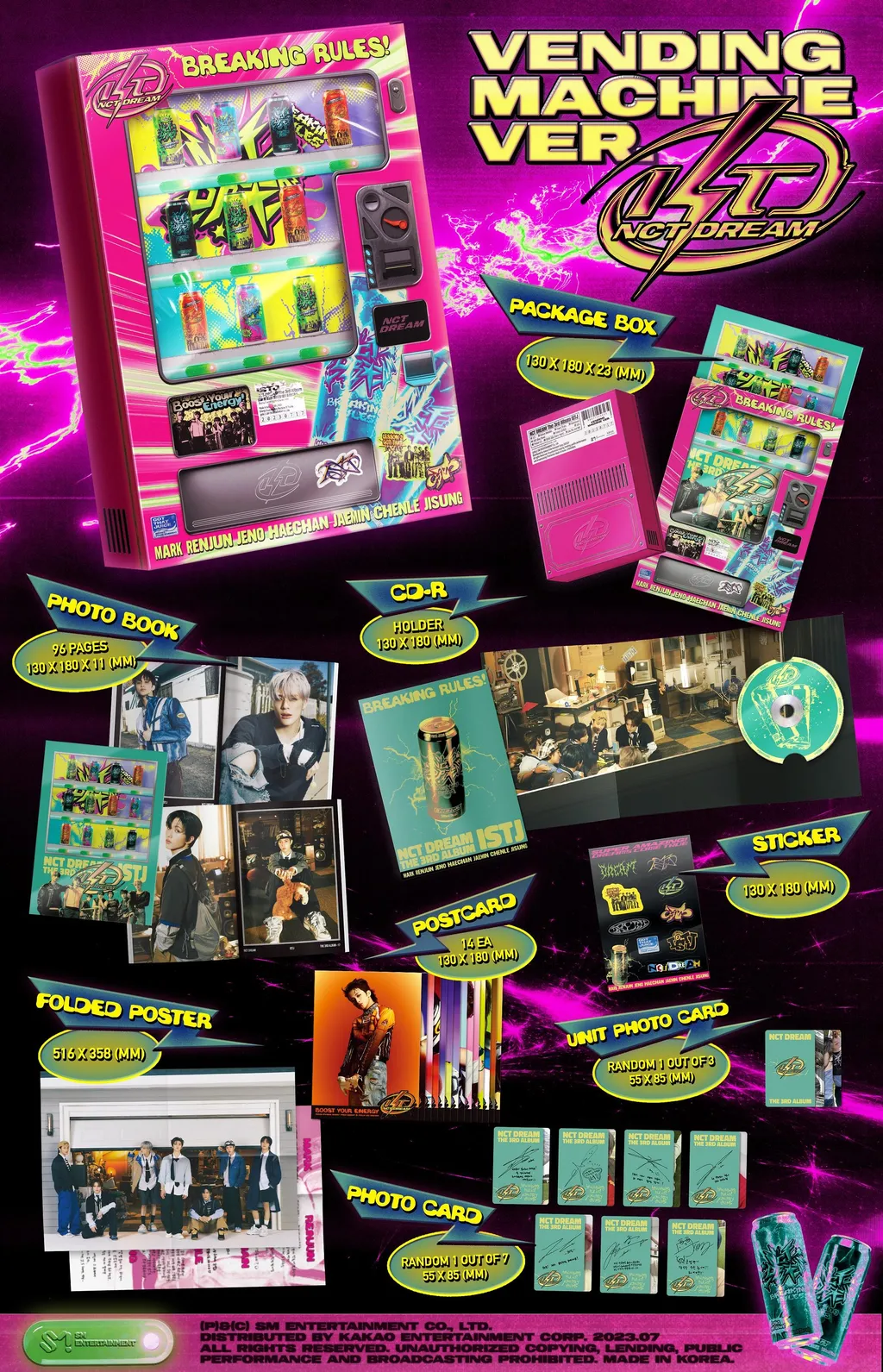 🚗NCT DREAM - 3RD FULL ALBUM [ISTJ] (Vending Machine Ver.)