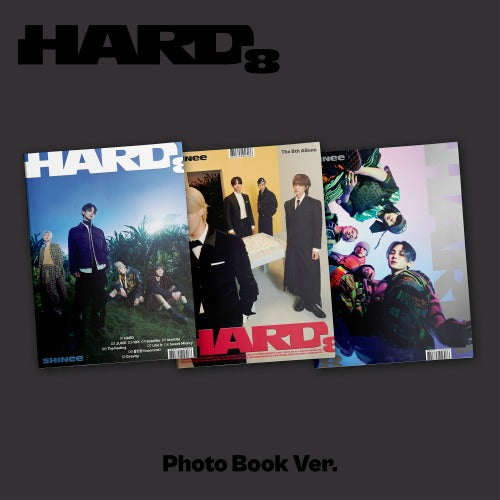 🚗SHINee - 8TH FULL ALBUM [HARD] (Photo Book Ver.)random