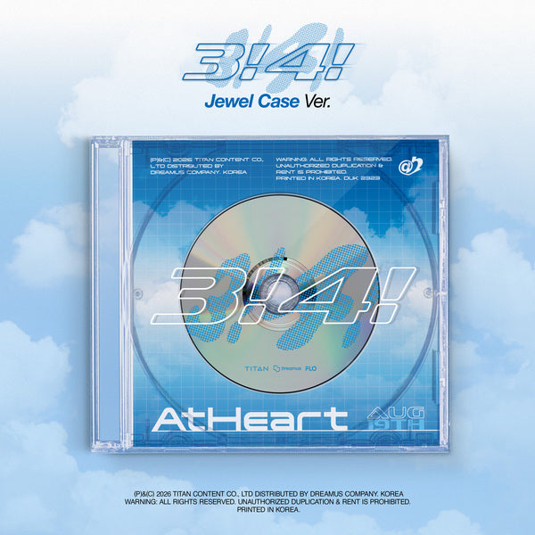 ⏰AtHeart - Single Album [3!4!] (Jewel Case Ver.)
