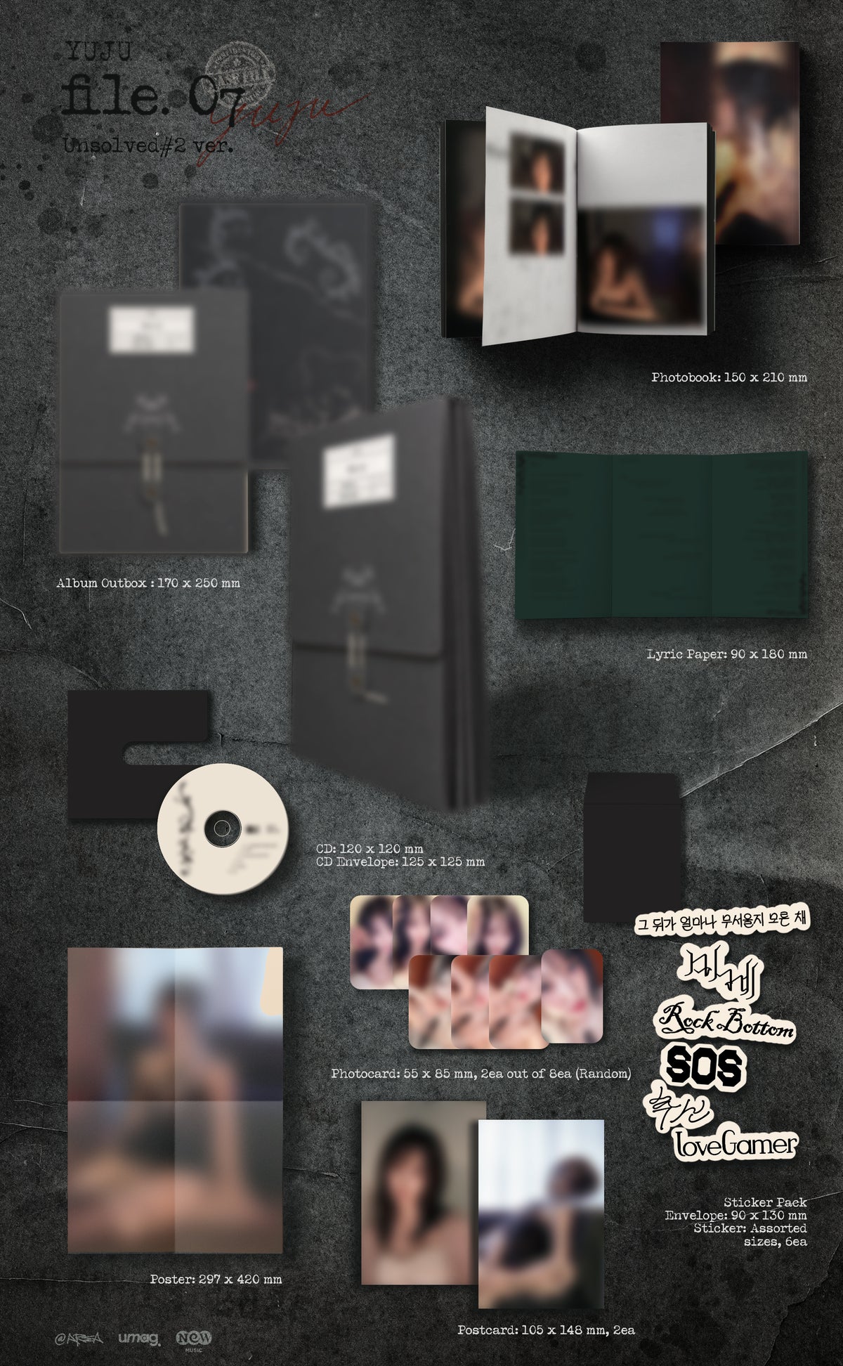 ⏰YUJU -  4th Mini Album [file. 07] (Unsolved #02 Ver.)