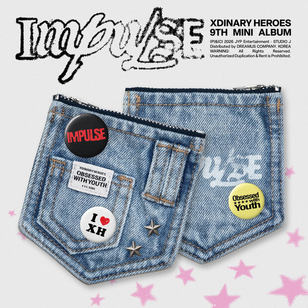 ⏰ Xdinary Heroes - 9th Mini Album [IMPULSE] (DENIM POUCH Ver.)