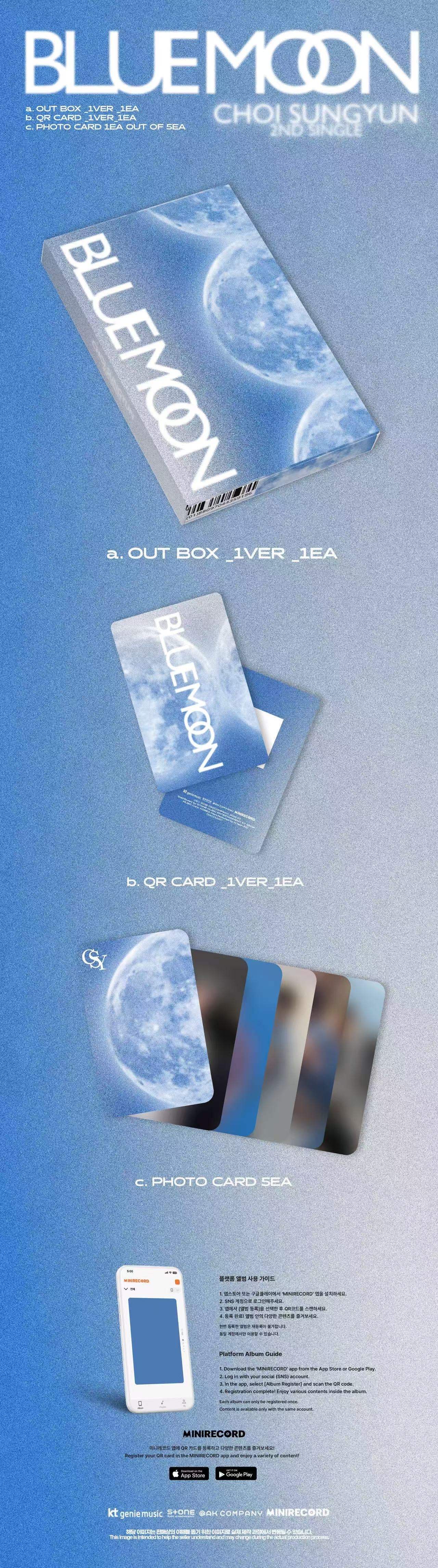 ⏰CHOI SUNGYUN- 2ND SINGLE[BLUE MOON]
