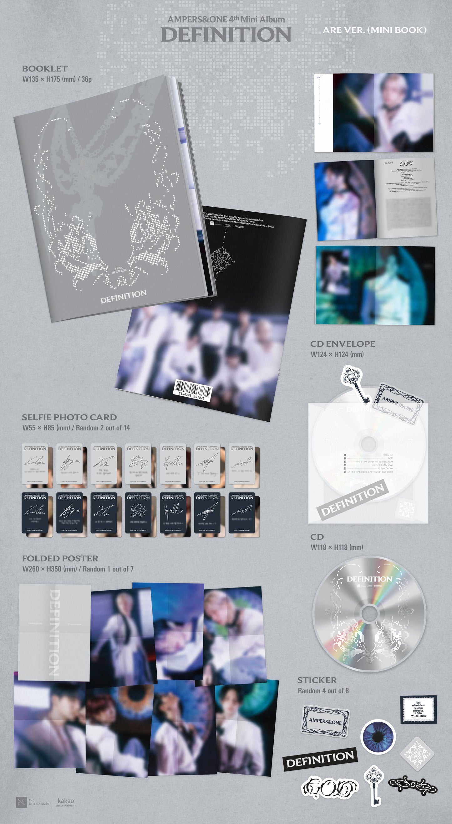 AMPERS&ONE - 4TH MINI ALBUM [DEFINITION] (ARE Ver.)