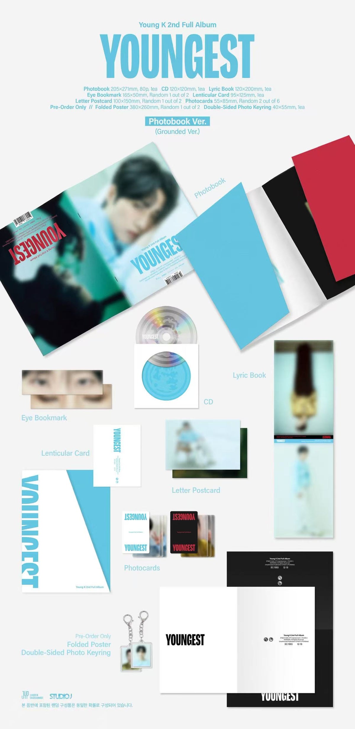Young K (DAY6) - 2nd Full Album[YOUNGEST](Photobook ver.)