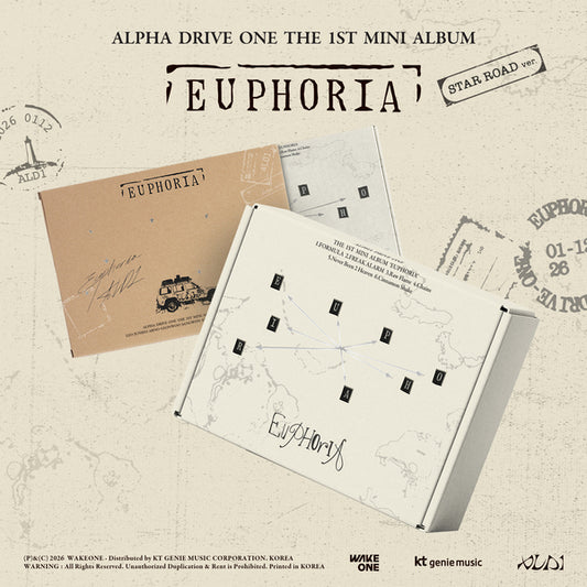 ALPHA DRIVE ONE - THE 1ST MINI ALBUM [EUPHORIA](STAR ROAD ver.)
