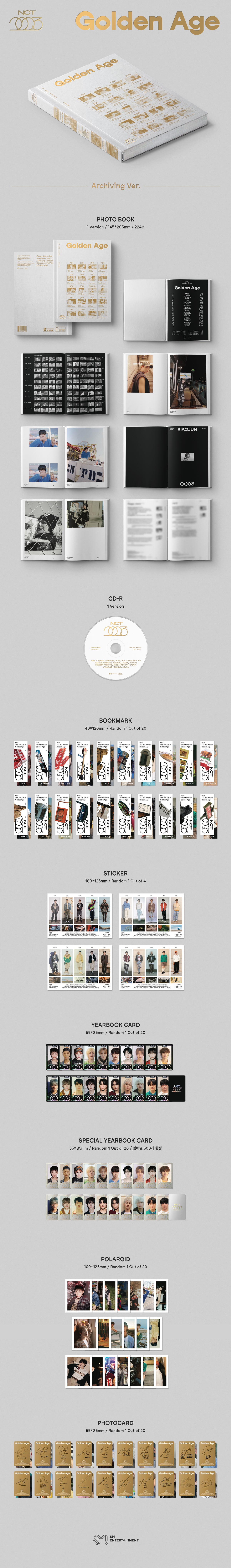 🚗NCT - 4TH FULL ALBUM [Golden Age] (Archiving Ver.)