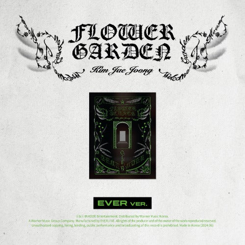 🚗KIM JAE JOONG - 4TH FULL ALBUM [FLOWER GARDEN] (EVER VER)