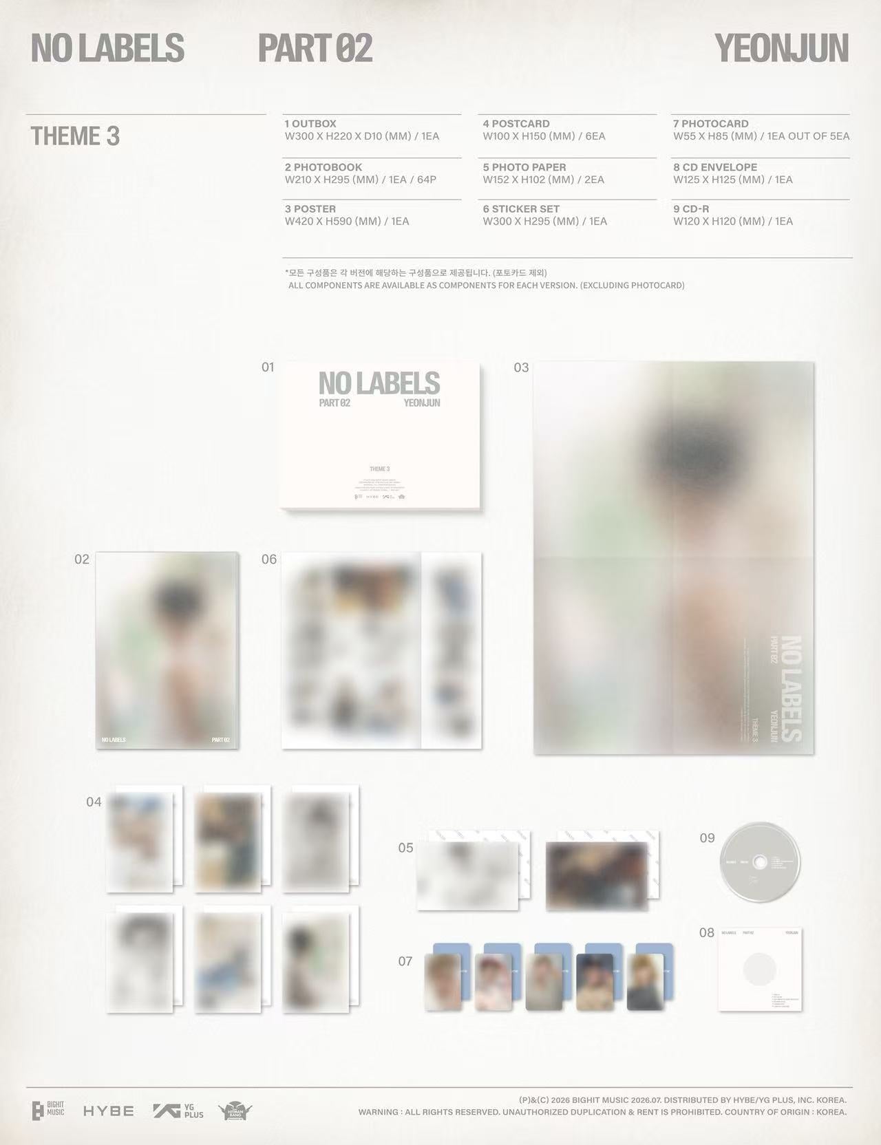 YEONJUN - [NO LABELS: PART 02](Standard ver.)random