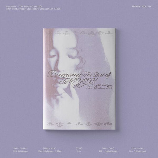 TAEYEON - [Panorama : The Best of TAEYEON] (ARCHIVE BOOK Ver.)