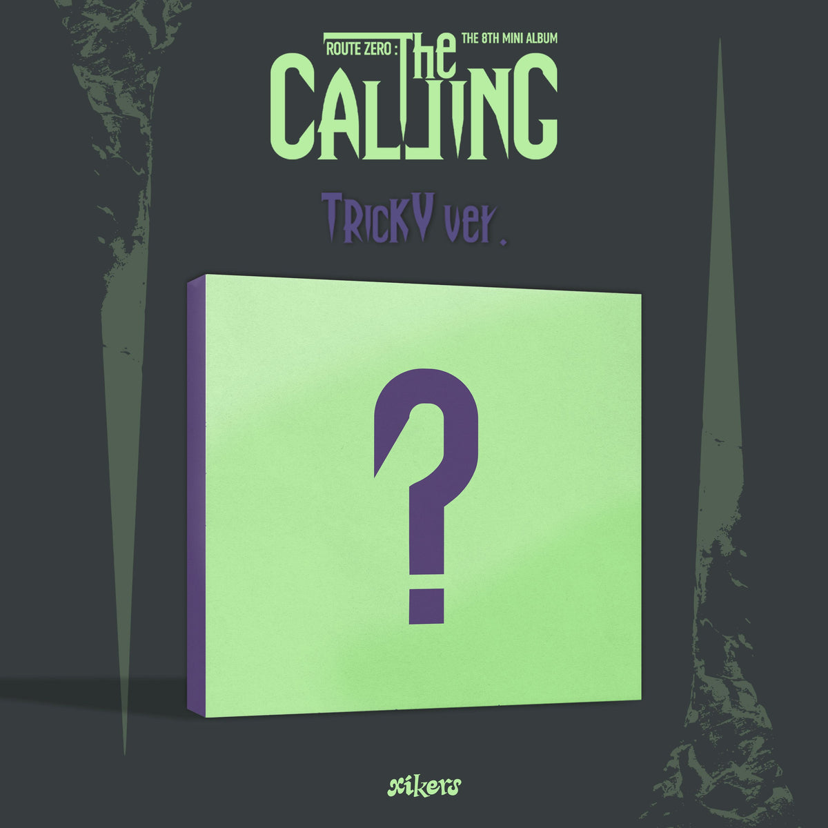 ⏰xikers - 8TH MINI ALBUM [ROUTE ZERO : The CALLING] (TRICKY ver. / HIKER ver.)Random