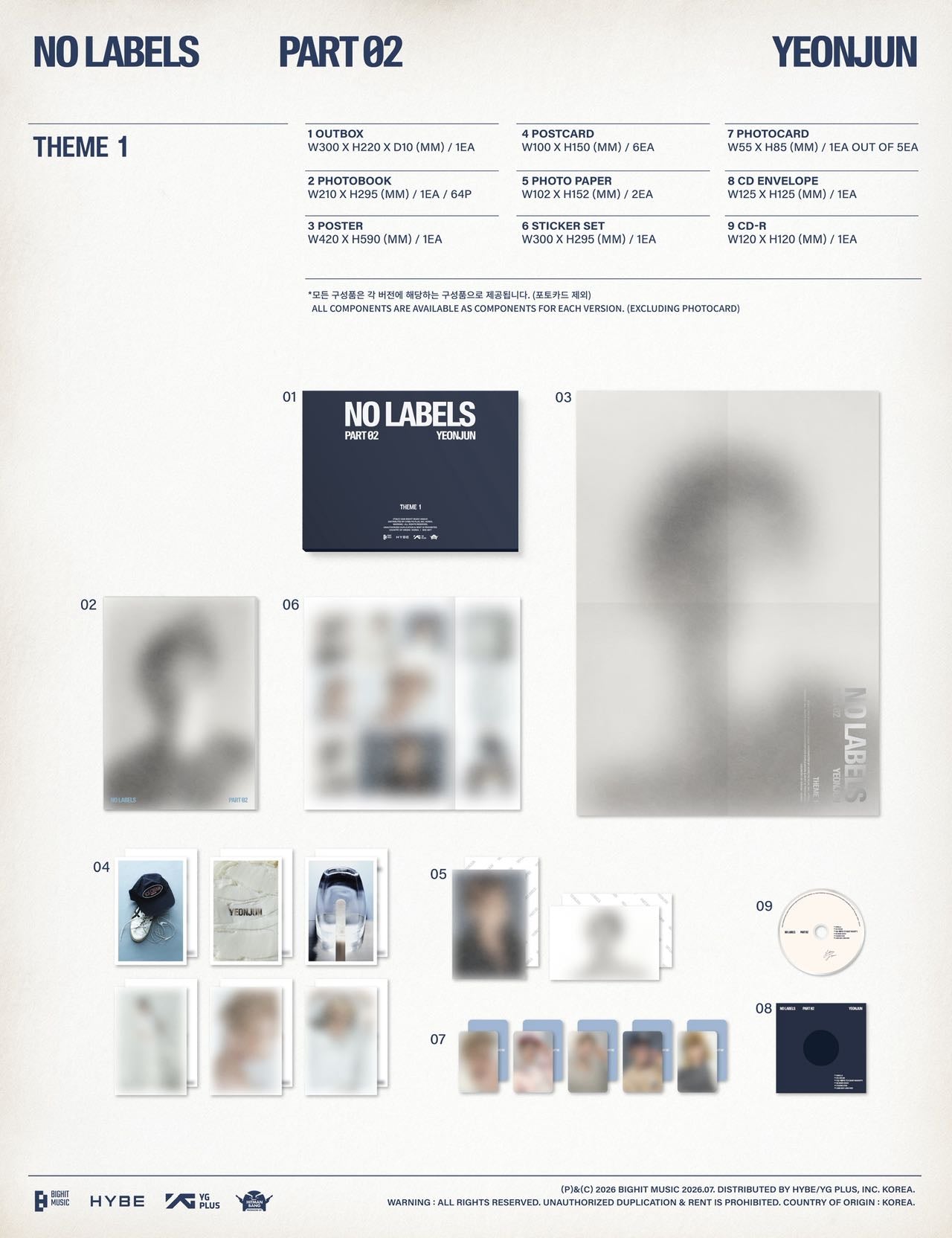 YEONJUN - [NO LABELS: PART 02](Standard ver.)random