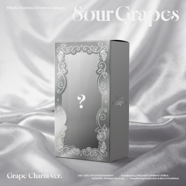 ⏰NiziU - 1st Mini Album [Sour Grapes] (Grape Charm ver.)