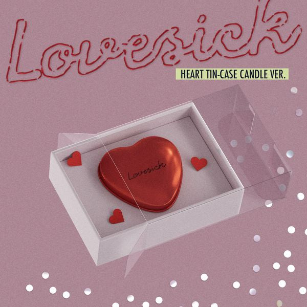⏰CHAERYEONG - 1st Mini Album [Lovesick] (HEART TIN-CASE CANDLE Ver.)