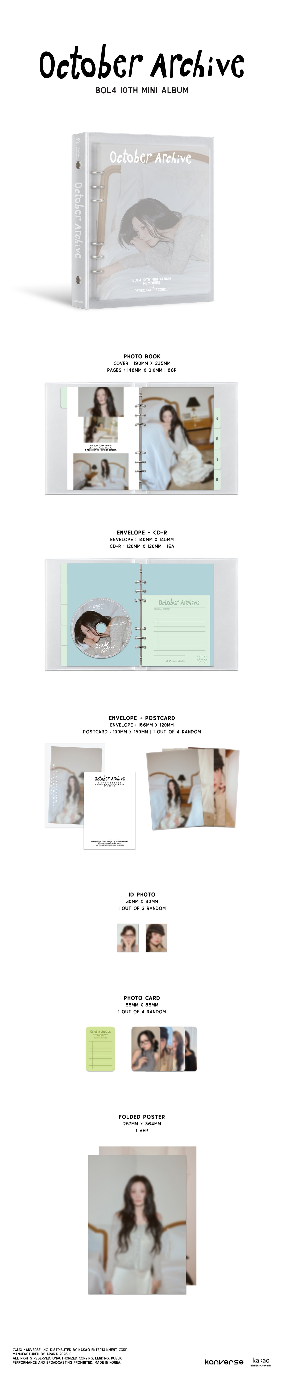 BOL4 - 10th Mini Album [October Archive]