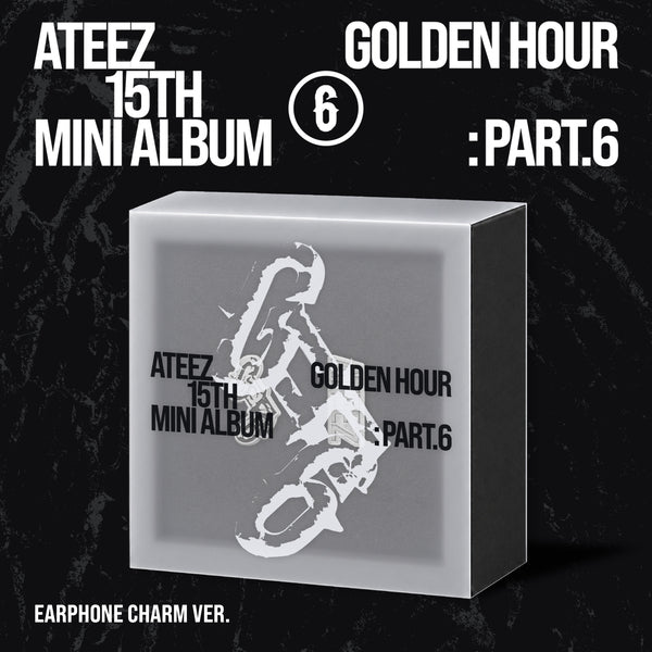 ⏰ATEEZ - 15TH MINI ALBUM [GOLDEN HOUR : Part.6] (EARPHONE CHARM VER.)