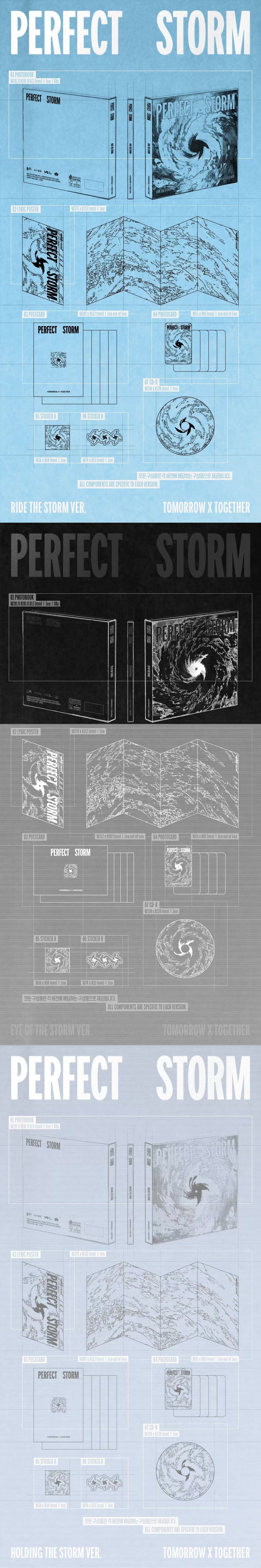 ⏰TOMORROW X TOGETHER - 9th Mini Album [PERFECT STORM] Random