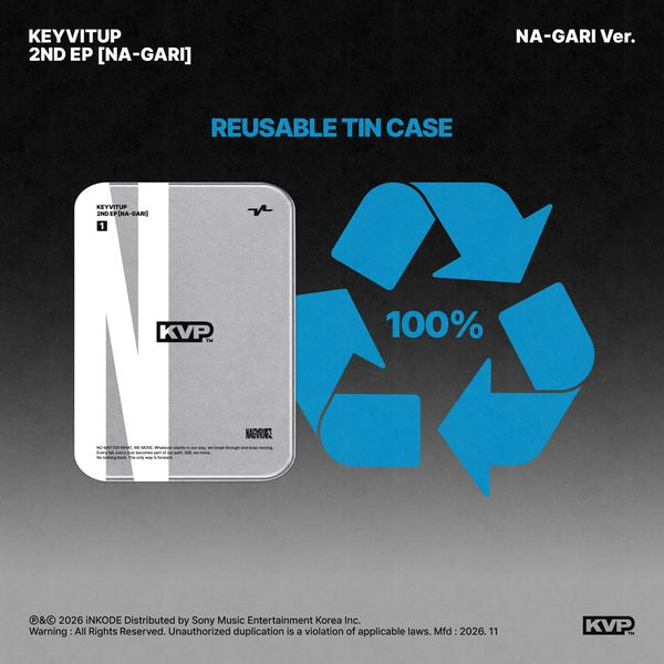 ⏰KEYVITUP - 2nd EP Album [NA-GARI] (NA-GARI Ver.)