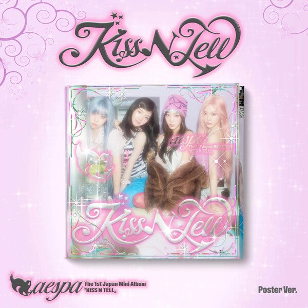 ⏰aespa - The 1st Japan Mini Album [Kiss N Tell] (Poster Ver.)