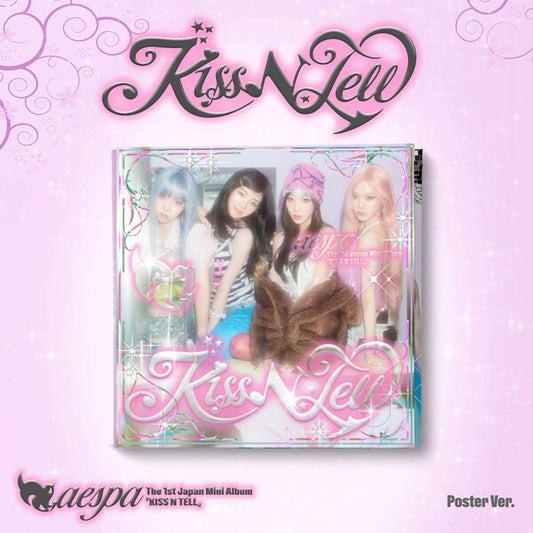 ⏰aespa - The 1st Japan Mini Album [Kiss N Tell] (Poster Ver.)