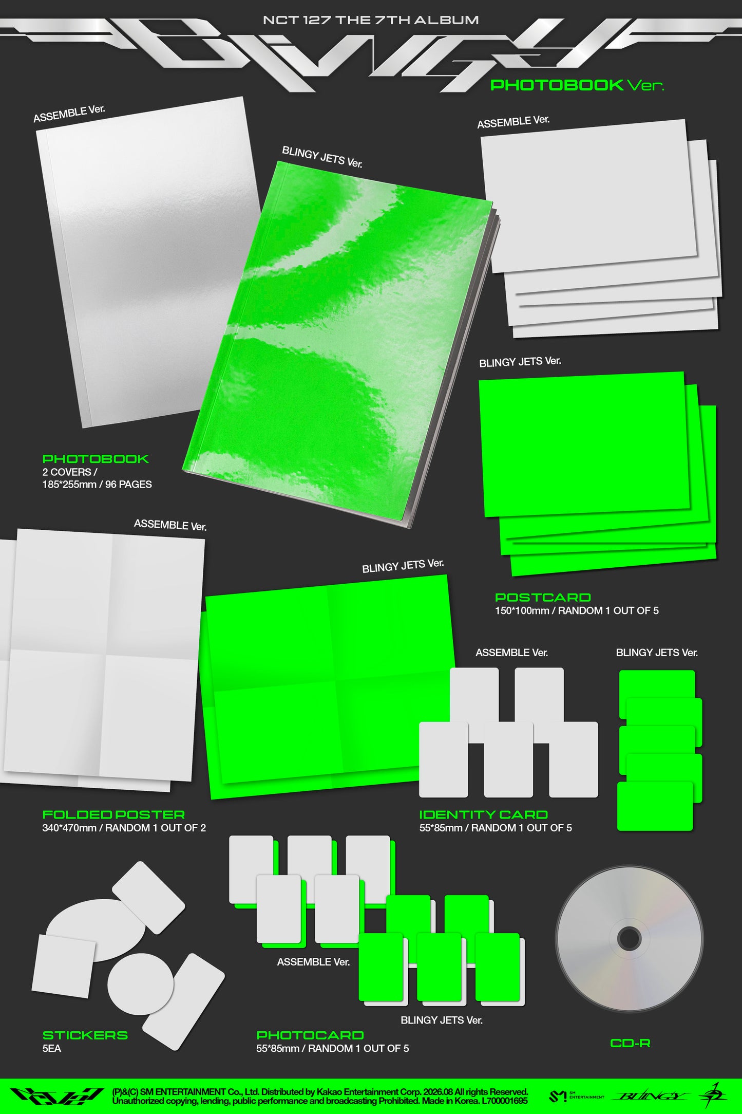 ⏰ NCT 127 - The 7th Album [BLINGY] (Photobook Ver.)
