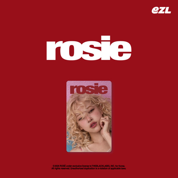 ⏰ROSÉ - [rosie] EZL CARD (A Ver.)