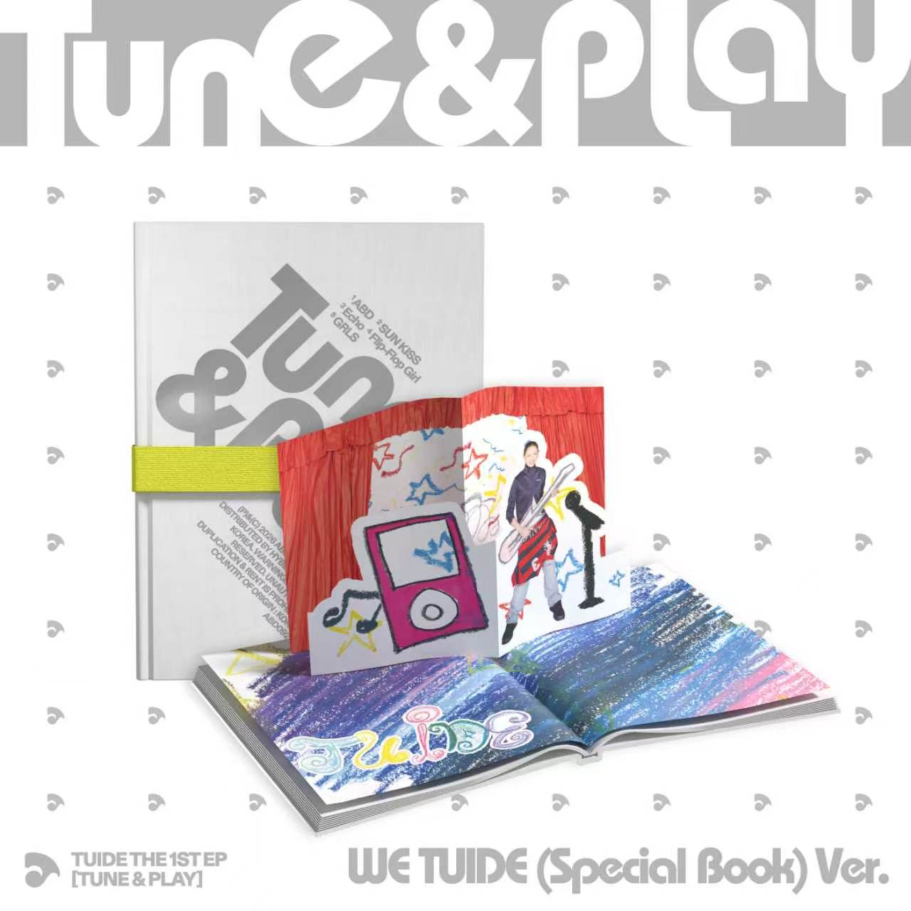 ⏰ TUIDE - TUIDE The 1st EP [TUNE & PLAY] (Merch (WE TUIDE (Special Book) ver.）