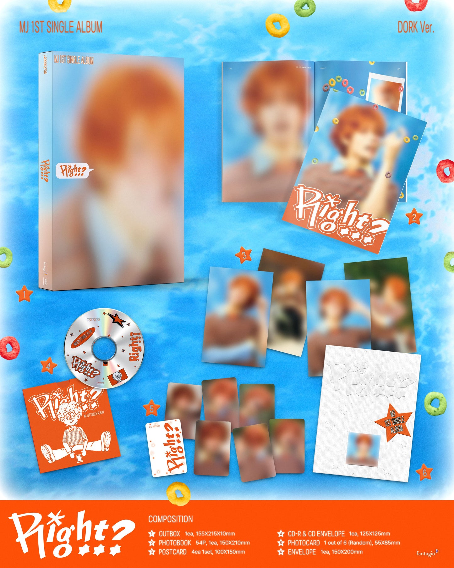⏰MJ - SINGLE ALBUM [Right..?] (DORK Ver. / ADORABLE Ver.)random