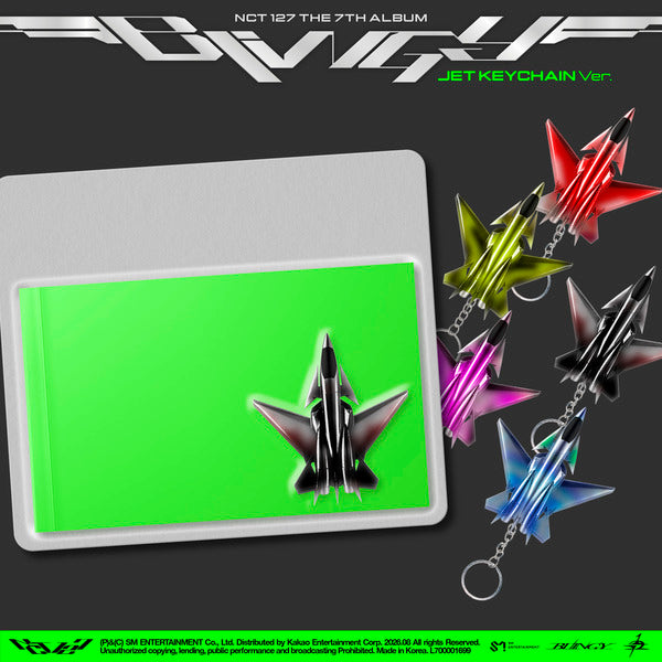 ⏰ NCT 127 - The 7th Album [BLINGY] (JET Keychain Ver.)