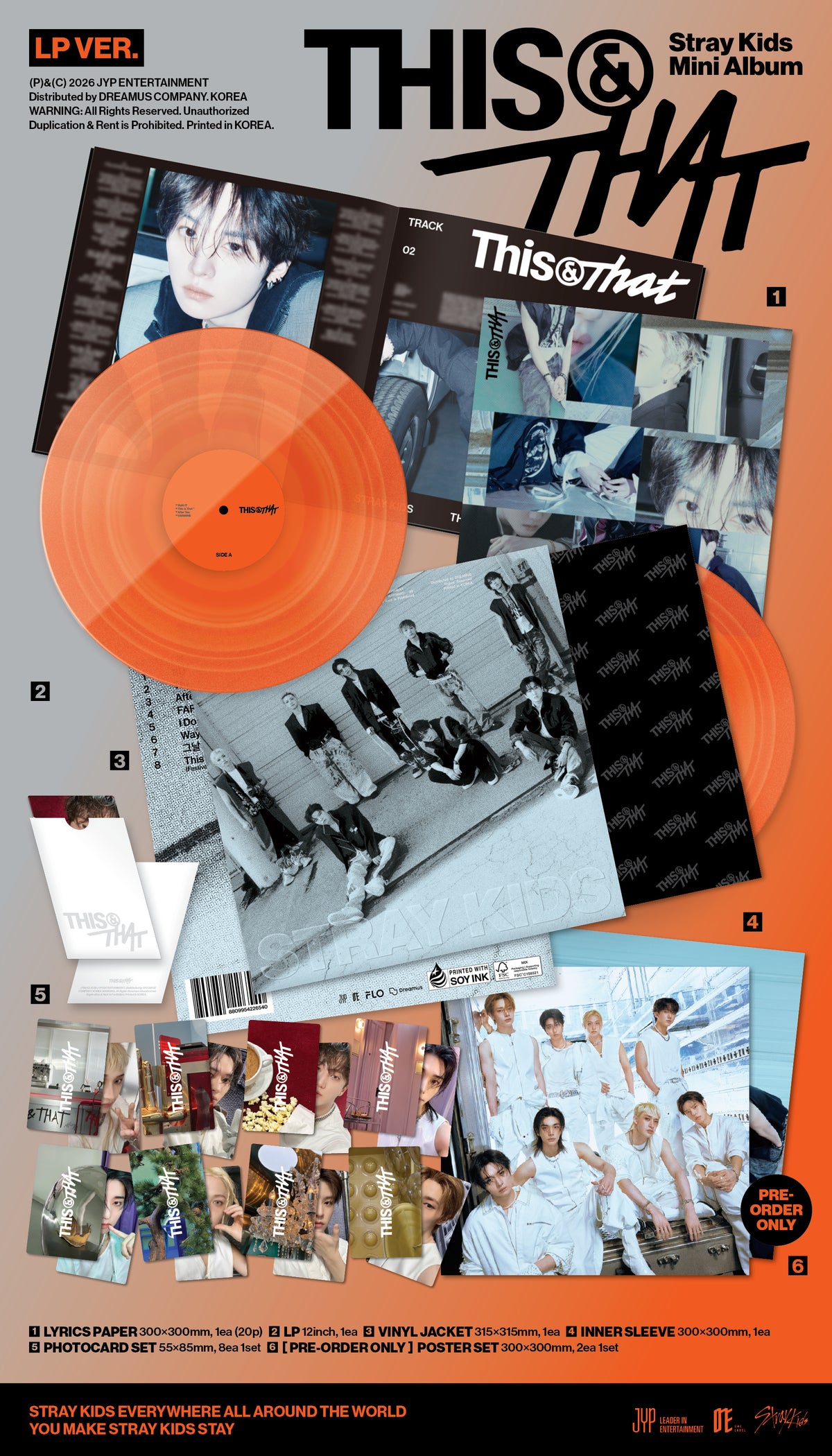 🚗Stray Kids - Mini Album[THIS & THAT] (LP VER.)