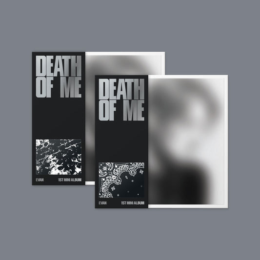EVAN - 1ST MINI ALBUM [DEATH OF ME] (BANDANA A Ver. / BANDANA B Ver.)Random
