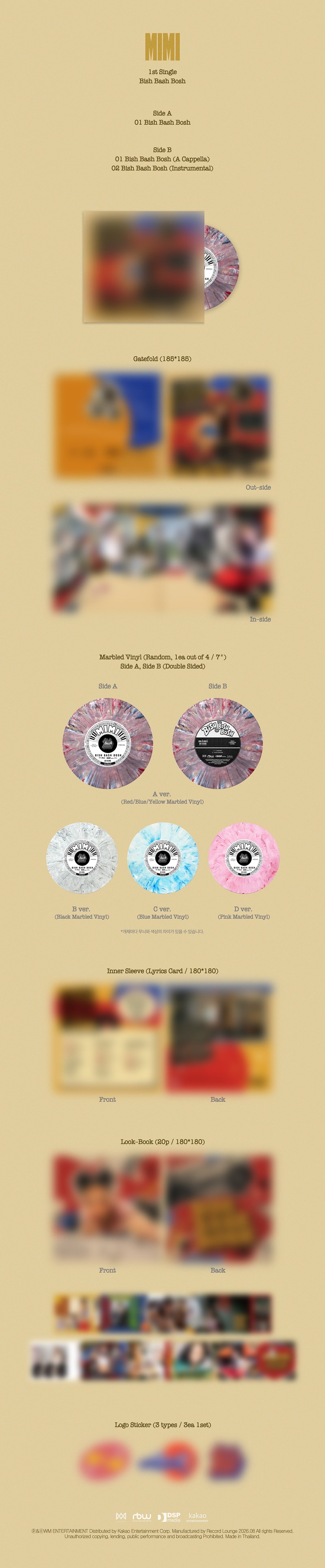 MIMI - 1st Single[Bish Bash Bosh](LP Ver.)
