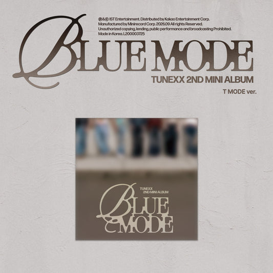 TUNEXX - 2ND MINI ALBUM [BLUE MODE] (T MODE ver.)