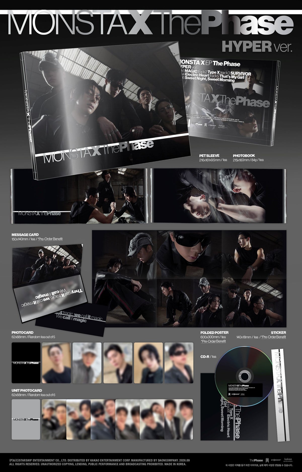 MONSTA X - EP [The Phase] (HYPER ver.)