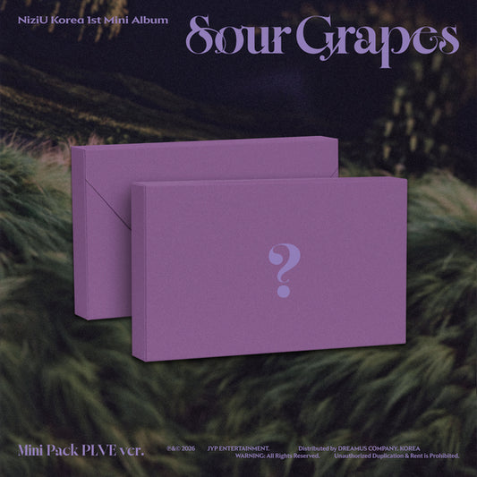⏰NiziU - 1st Mini Album [Sour Grapes] (Mini Pack PLVE ver.)