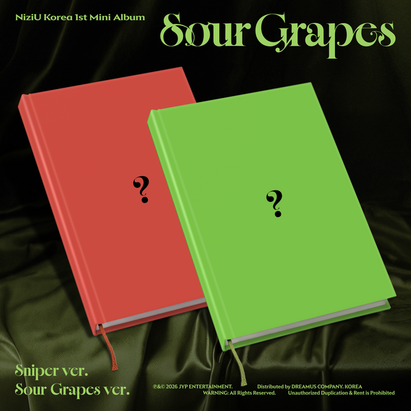 ⏰NiziU - 1st Mini Album [Sour Grapes] (Sniper Ver. / Sour Grapes Ver.)random
