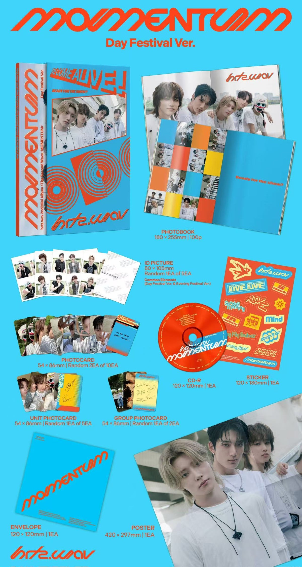 hrtz.wav - 2nd Mini Album [The Second Wave : MOMENTUM] (Day Festival Ver.)