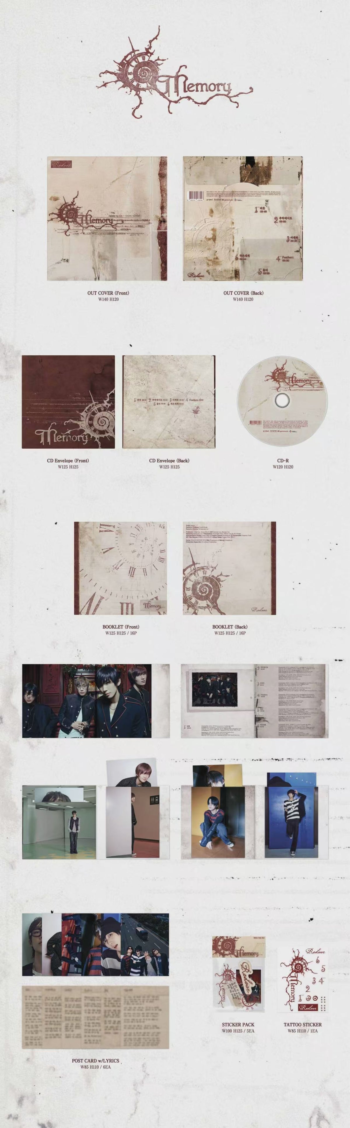 ⏰Redoor - 4th Mini Album [Memory]