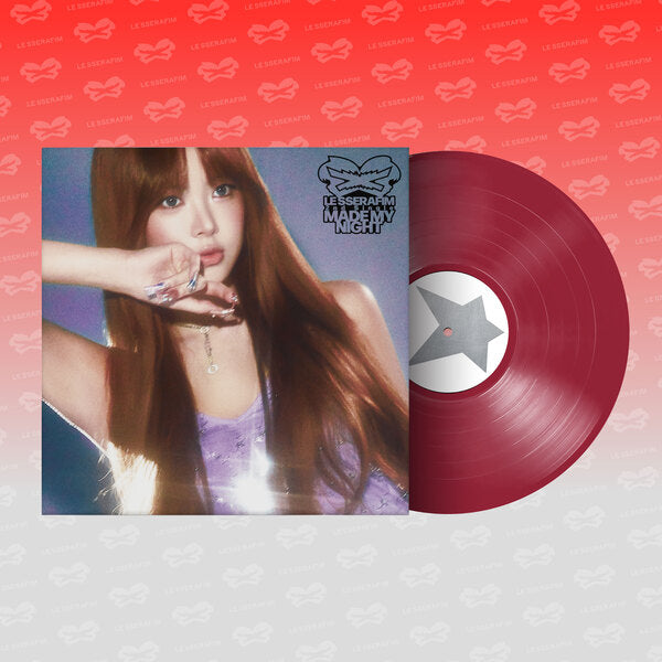 LE SSERAFIM- 2nd Single Album[Made My Night] (Vinyl(WARM RED ver.))